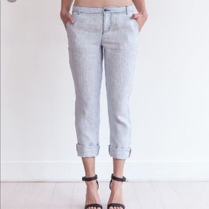 Marrakech Linen Striped Pant from Anthropologie